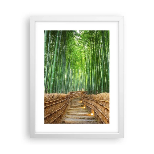 Poszter fekete keretben - Az ázsiai természet esszenciája - 30x40 cm