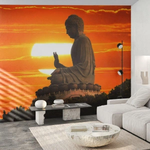 Öntapadós Fotótapéta Deluxe Sticker - Félelem nélkül a világtól - Ázsia, Buddha, Kultúra - 100x70 cm