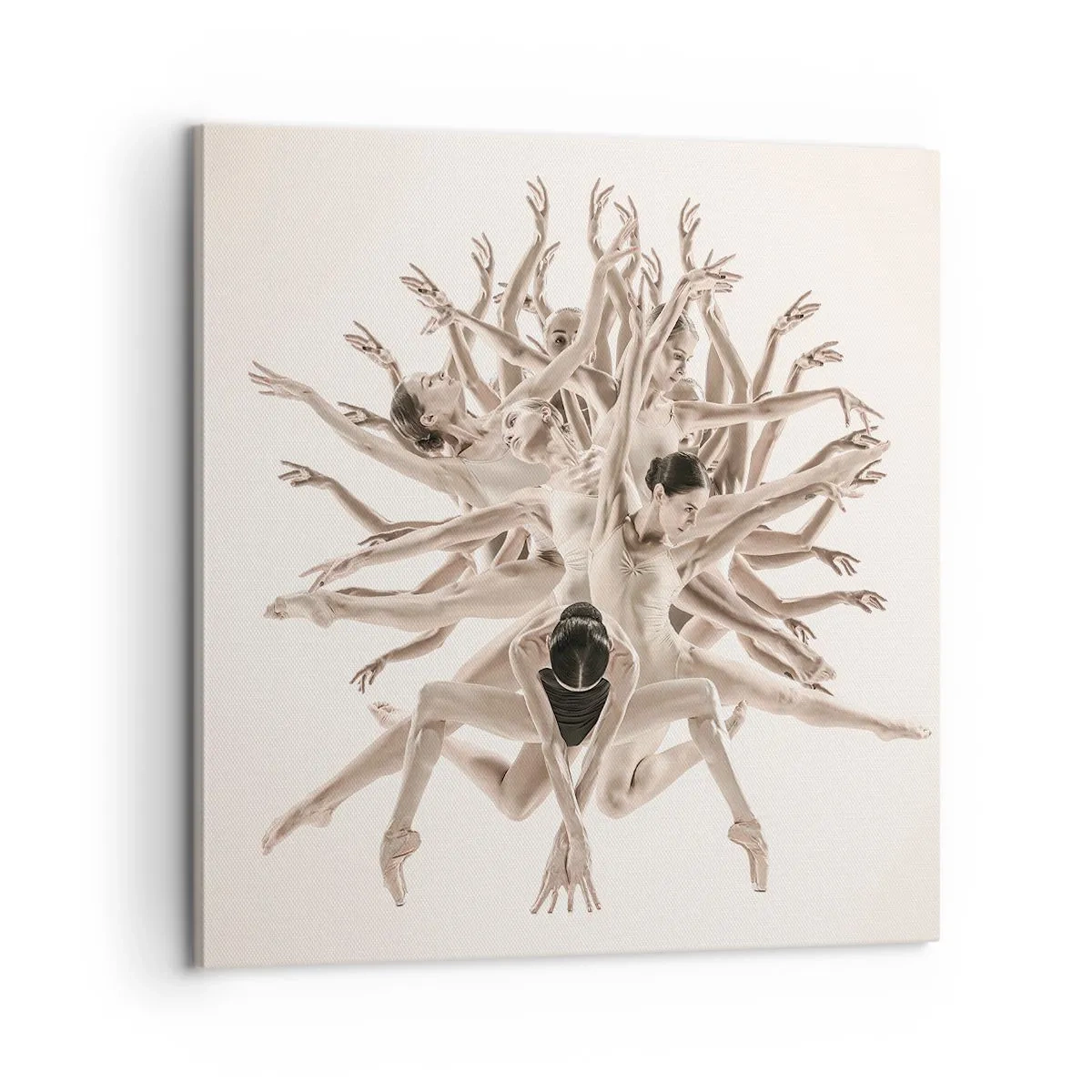 Vászonkép - Virágzás a táncban - 60x60 cm