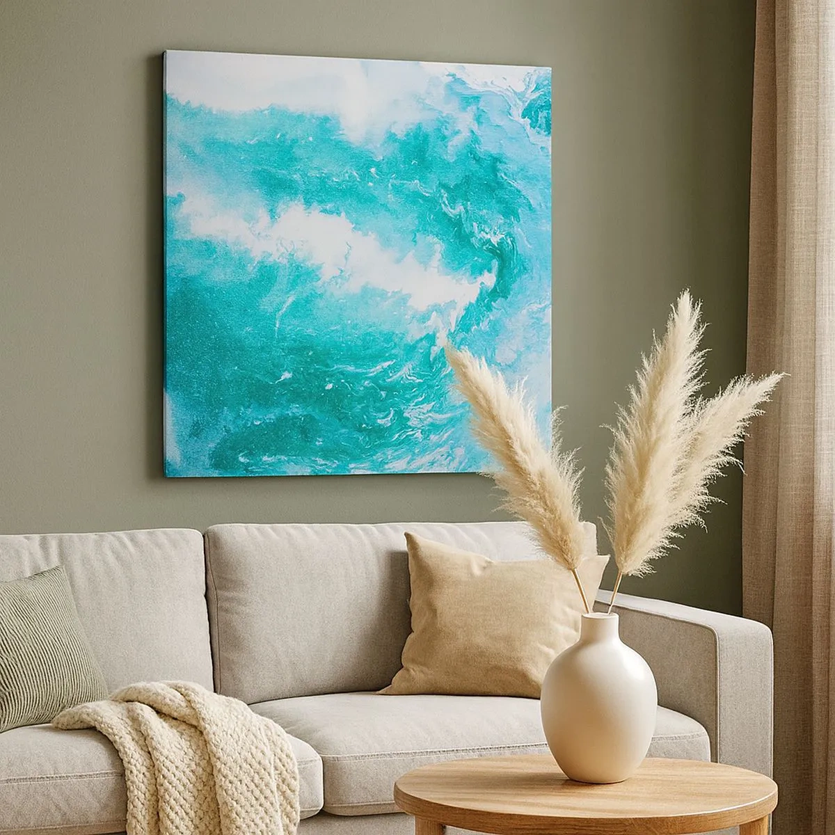 Vászonkép - Az elem magjában - 30x30 cm