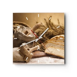 Falióra, Óra - Hogyan vágta le a késsel - 40x40 cm