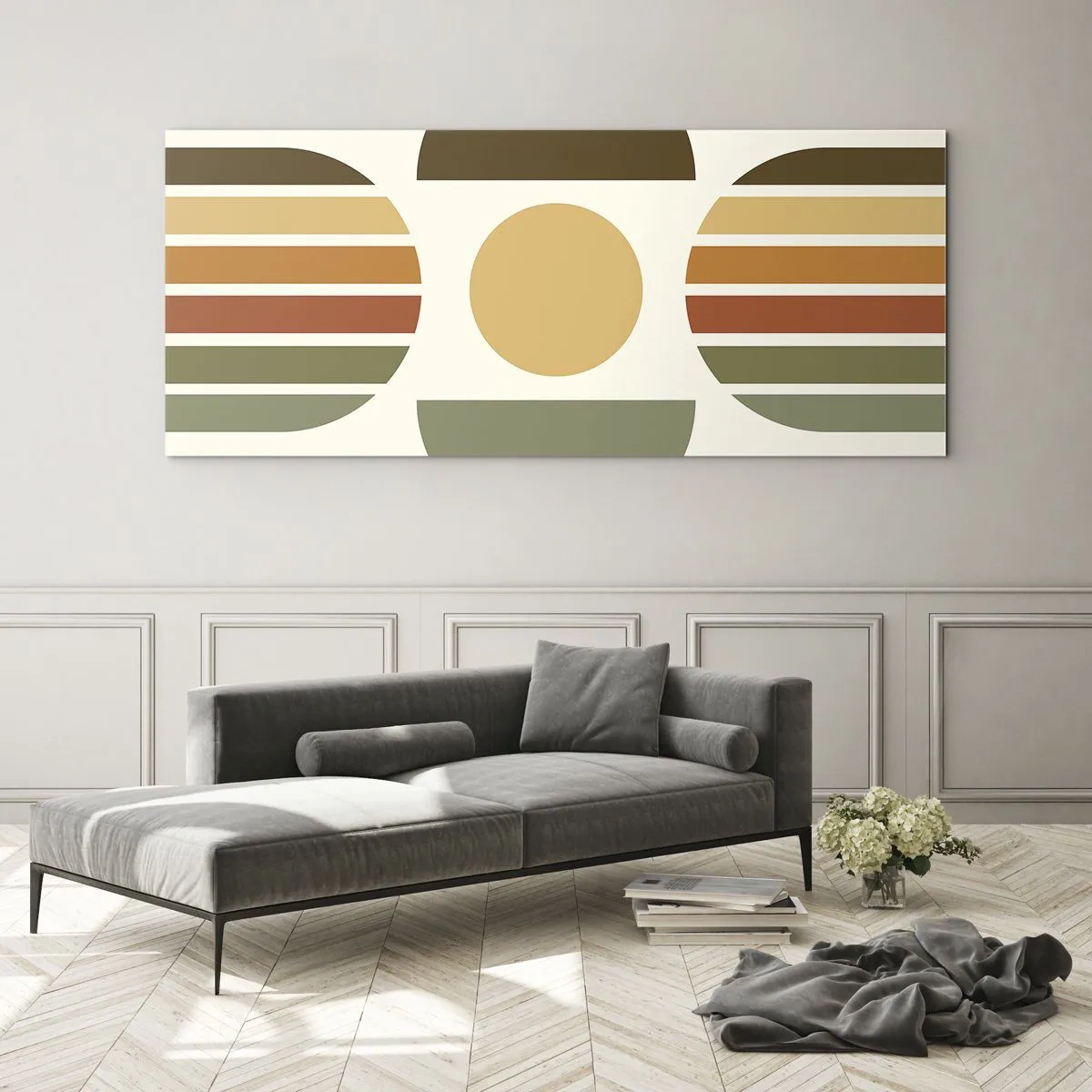 Üveg kép - A Föld színeiben - 100x40 cm