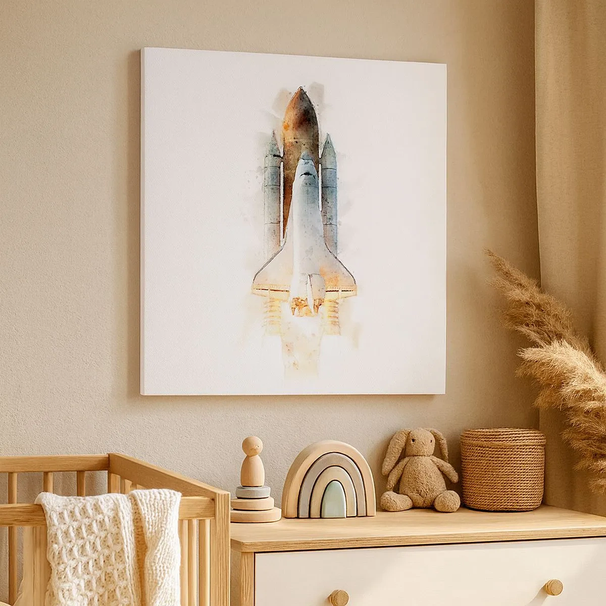 Vászonkép - Felfedezők az elején - 30x30 cm