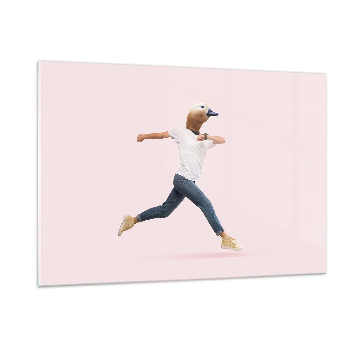 Üveg kép - Egy csipetnyi abszurditás - 120x80 cm