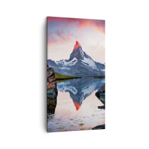 Vászonkép - A hegyek szíve forró - 45x80 cm
