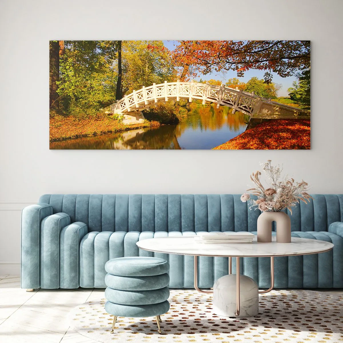Üveg kép - A sóhajok fehér hídján - 120x50 cm