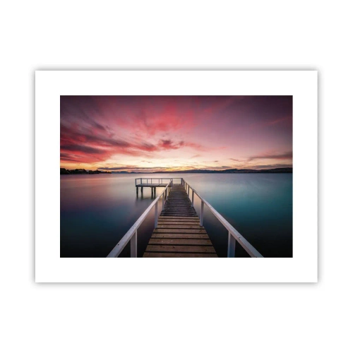 Poszter - Az este szelíd lángja - 40x30 cm