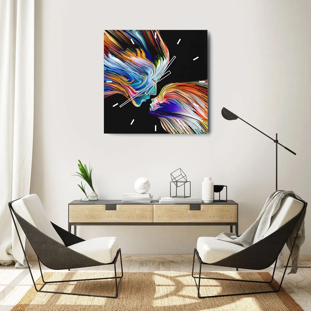 Falióra, Óra - Az energia és a fény fúziója - 30x30 cm