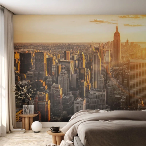 Öntapadós Fotótapéta Deluxe Sticker - Növekedni a napon - Város, New York, Építészet - 450x315 cm