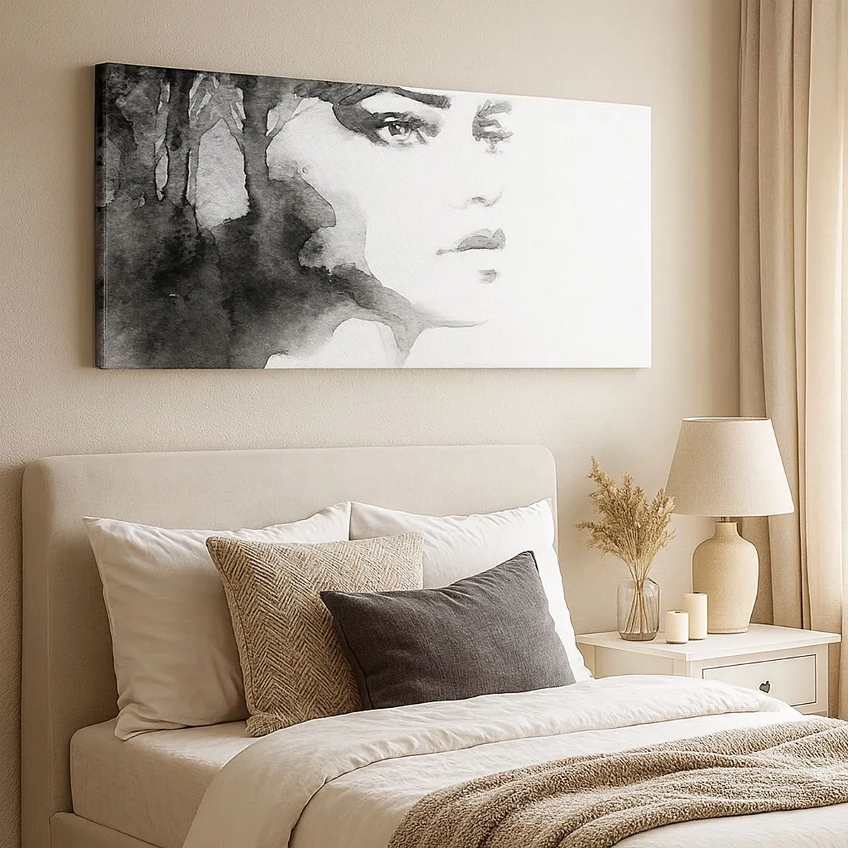 Vászonkép - Rejtélyből és ködből készült - 100x40 cm