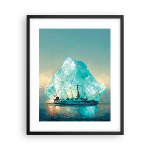 Poszter fehér keretben - Sarkvidéki gyémánt - 40x50 cm