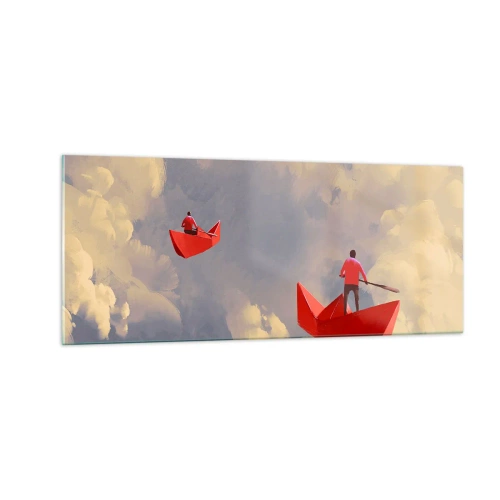 Üveg kép - Álmodozók expedíciója - 100x40 cm