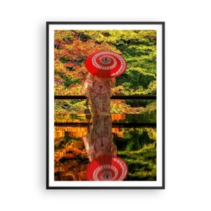 Poszter fehér keretben - A természet templomában - 70x100 cm