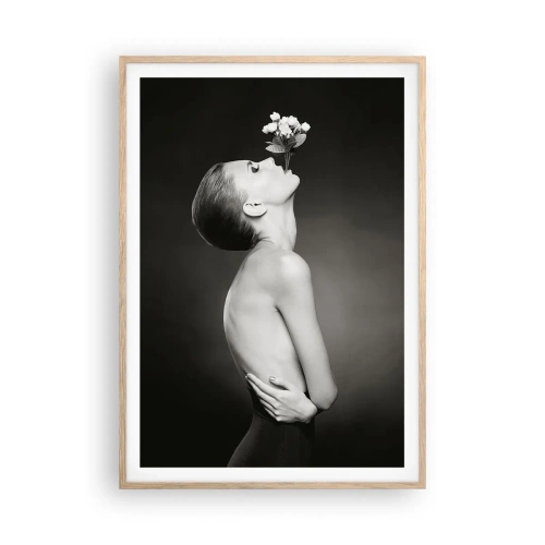 Poszter világos tölgy keretben - Excentrikus elegancia - 70x100 cm