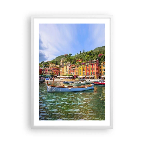 Poszter fekete keretben - Olasz délelőtt - 50x70 cm