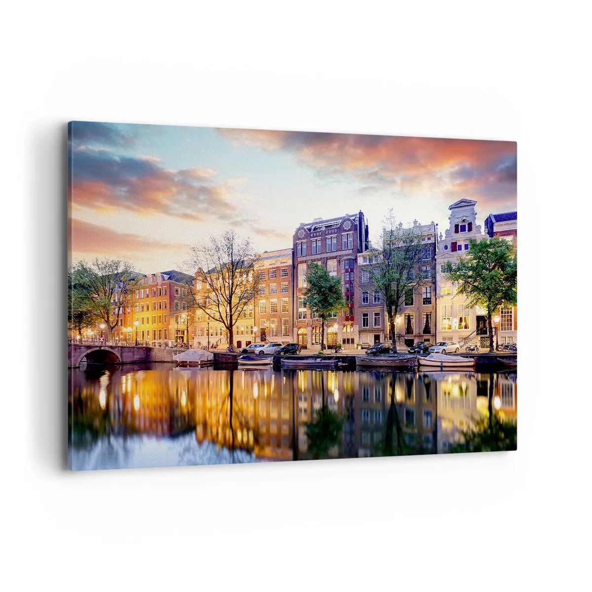 Vászonkép - Visszafogott és derűs holland szépség - 120x80 cm