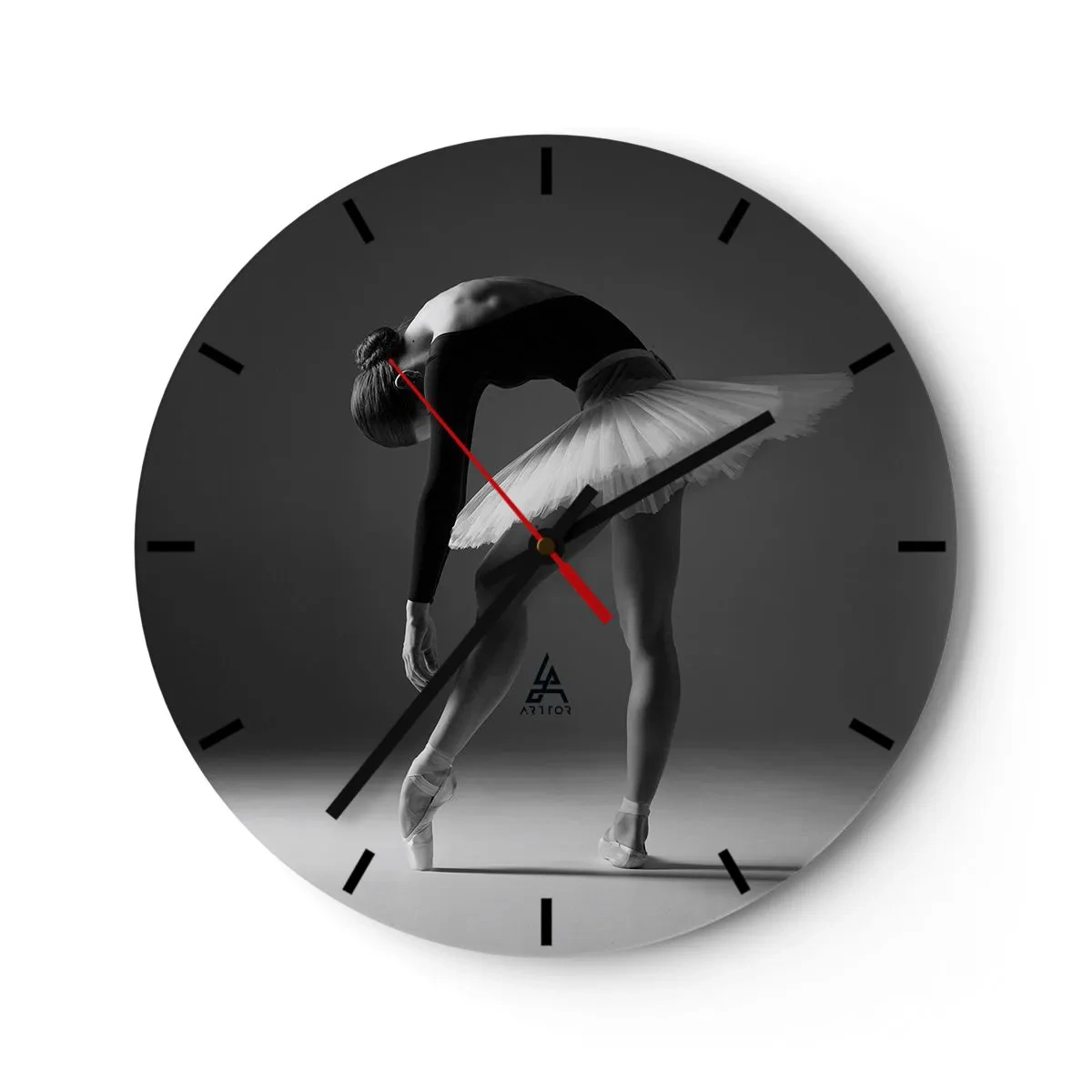 Falióra, Óra - Bella balerina - 40x40 cm
