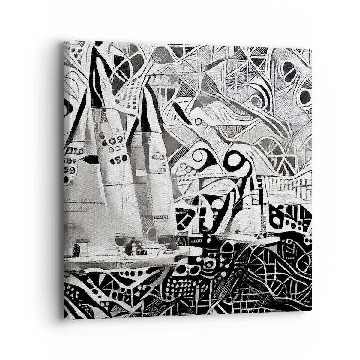 Vászonkép - A hullámok között - 40x40 cm