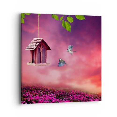 Vászonkép - Meghívás vacsorára - 40x40 cm