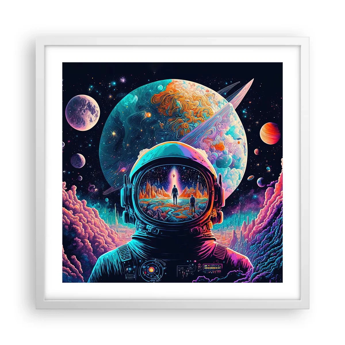 Poszter fekete keretben - A filozófusok sosem álmodtak erről - 50x50 cm