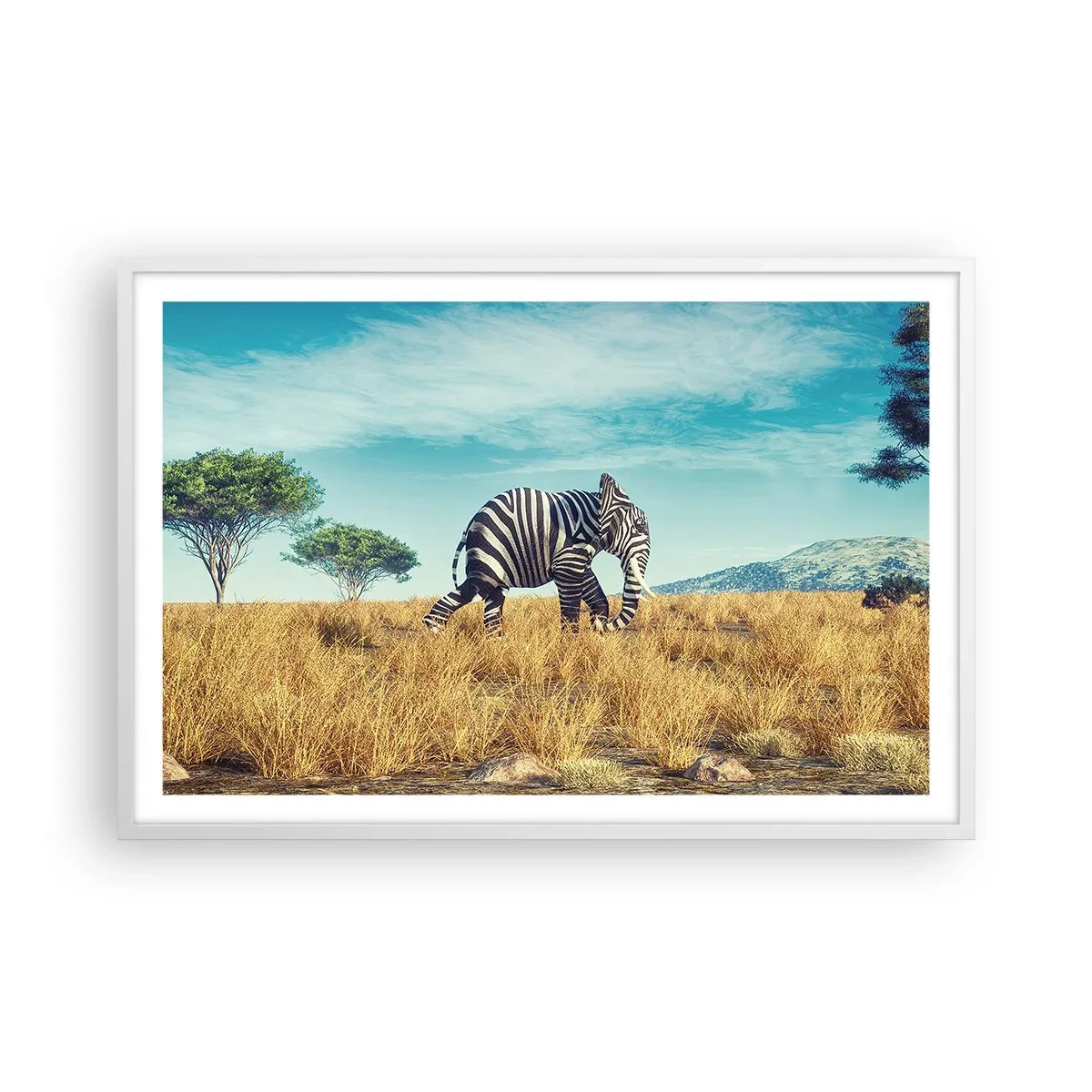 Poszter fekete keretben - A szürke már nem menő - 91x61 cm