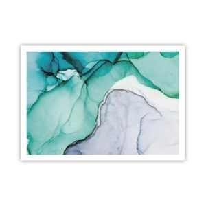 Poszter - Tanulmány türkizben - 100x70 cm