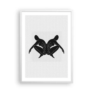 Poszter fekete keretben - Egy közös lélek - 50x70 cm