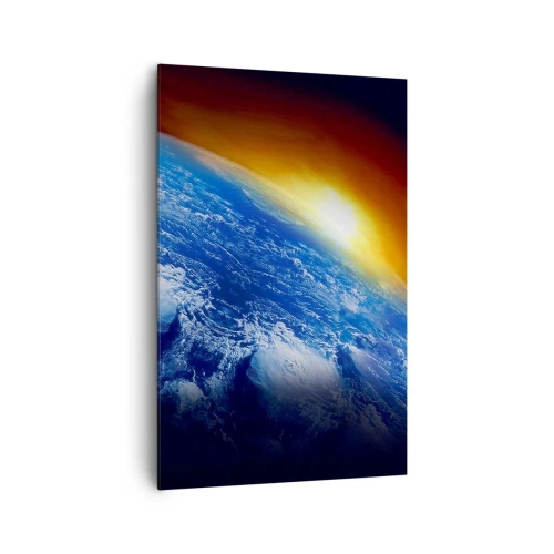 Vászonkép - Napkelte a kék bolygó felett - 80x120 cm