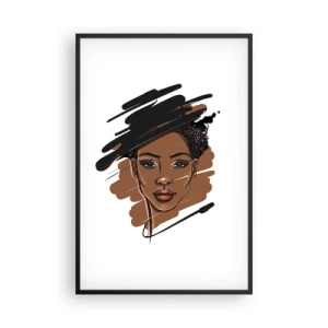 Poszter fehér keretben - Édes, mint a csokoládé - 61x91 cm