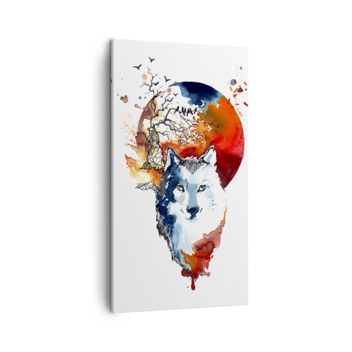 Vászonkép - Szembe az éjszakával - 45x80 cm