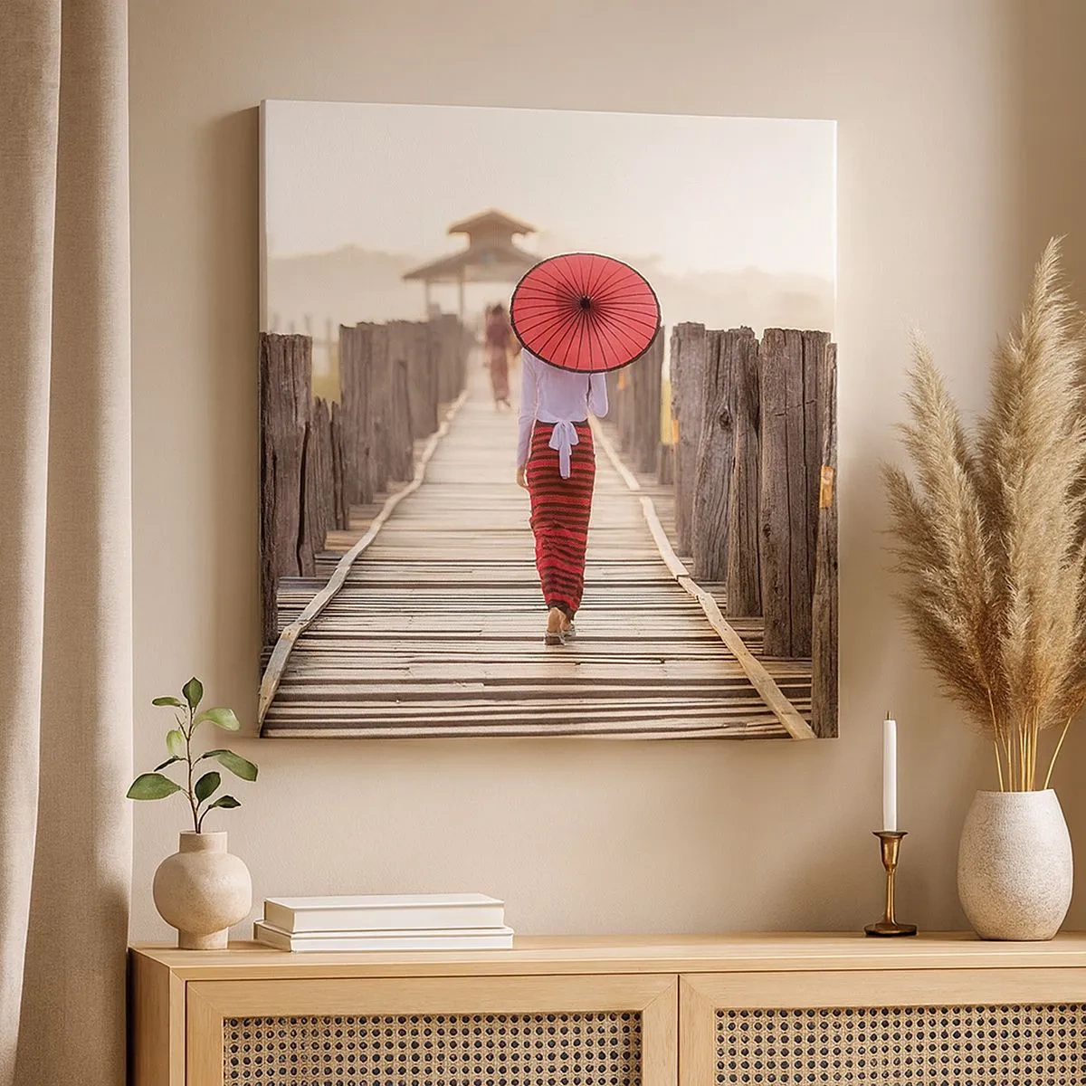 Vászonkép - A régi hídon - 30x30 cm