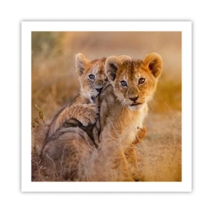 Poszter - Ne zavarni! Szórakozunk - 60x60 cm