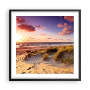 Poszter fehér keretben - Már érződik a nyár a levegőben - 50x50 cm