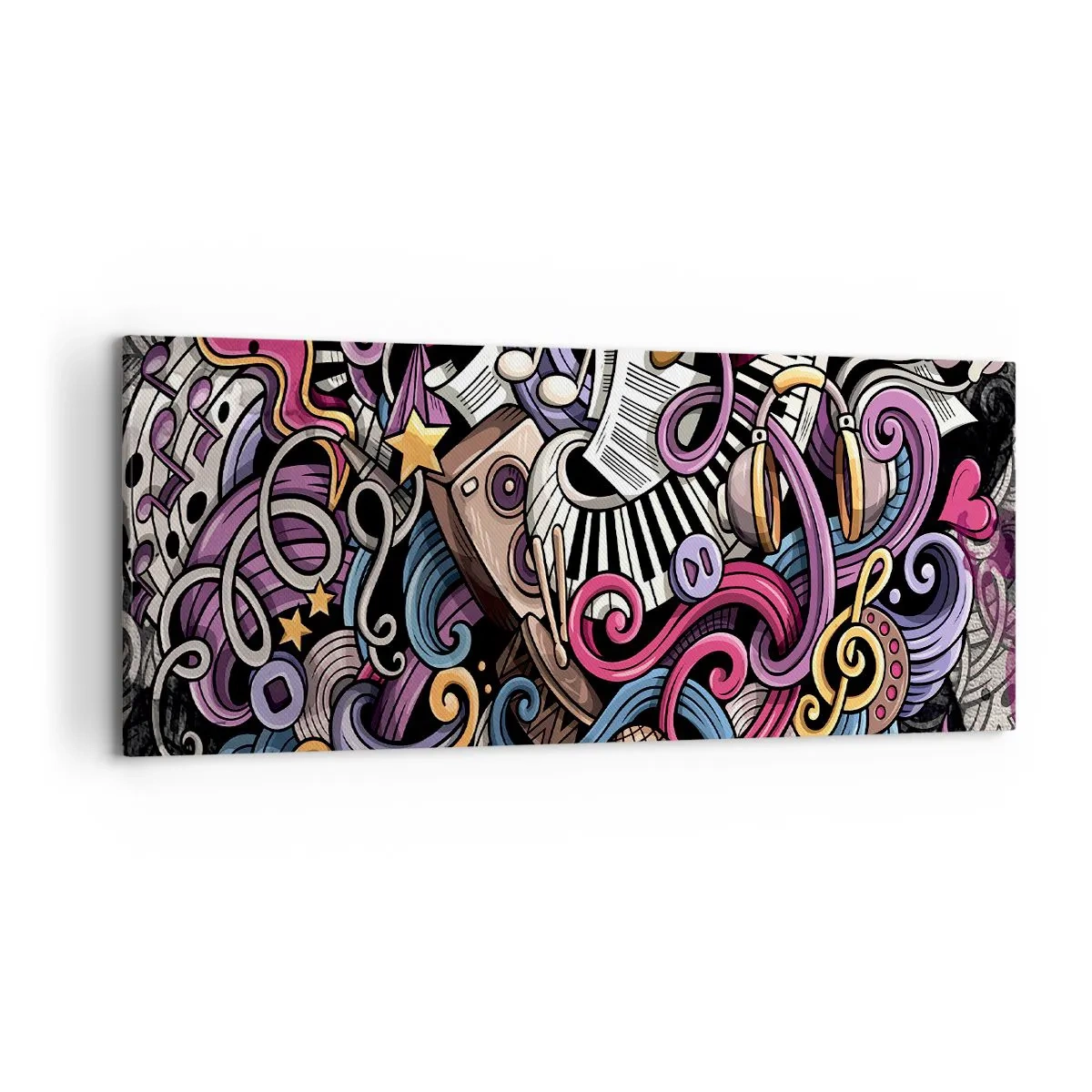 Vászonkép - Bonyolult dallam - 120x50 cm