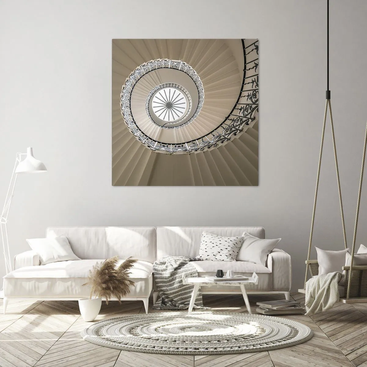 Vászonkép - Egy kagyló közepén - 60x60 cm