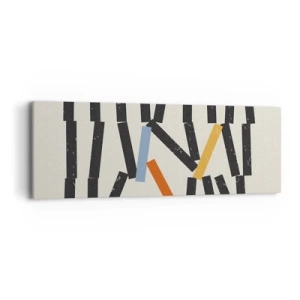 Vászonkép - Dominó - kompozíció - 90x30 cm