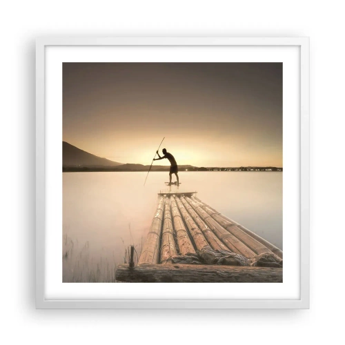 Poszter fekete keretben - Pihenés előtt - 50x50 cm