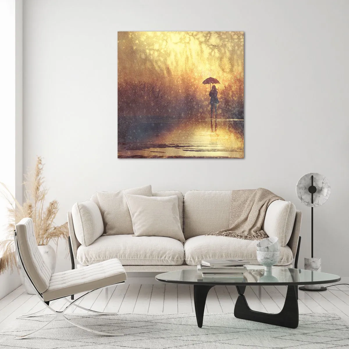 Üveg kép - Érzem, hogy valaki engem néz - 40x40 cm