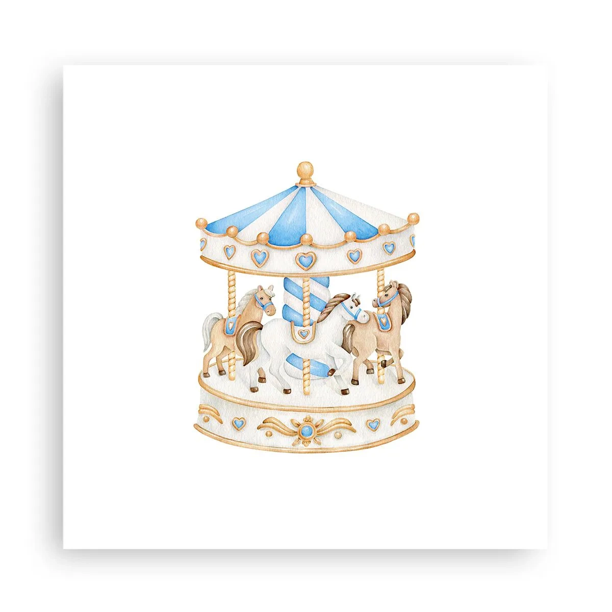 Poszter - Édes gyermekkor - 30x30 cm