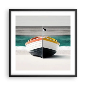 Poszter fehér keretben - A maga helyén - 50x50 cm