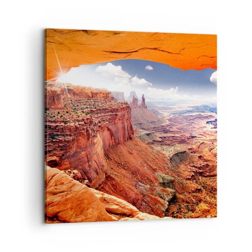 Vászonkép - Maga a természet faragta - 60x60 cm