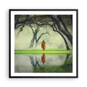 Poszter fehér keretben - Útban a megvilágosodás felé - 60x60 cm