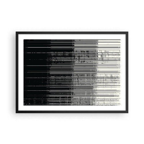 Poszter fehér keretben - Hullámok és rezgések - 70x50 cm