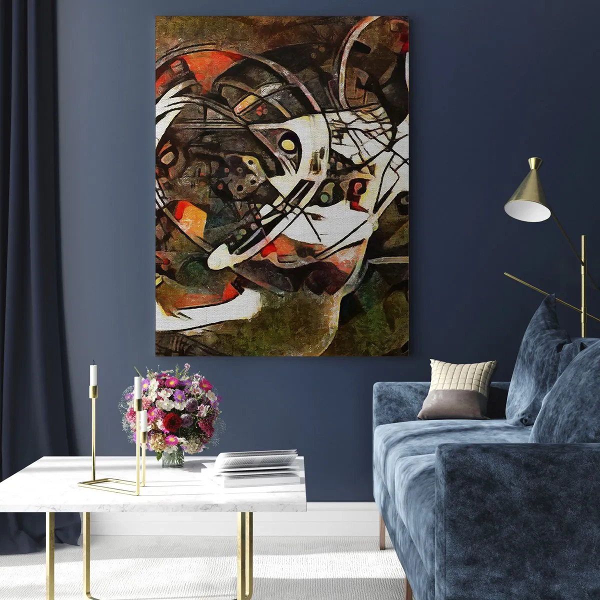 Üveg kép - Hallod a mozgást? - 70x100 cm