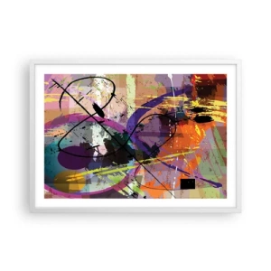 Poszter fekete keretben - Mehet egyenesen előre vagy körbe - 70x50 cm