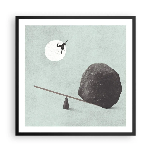 Poszter fehér keretben - Valóra vált álom. - 60x60 cm