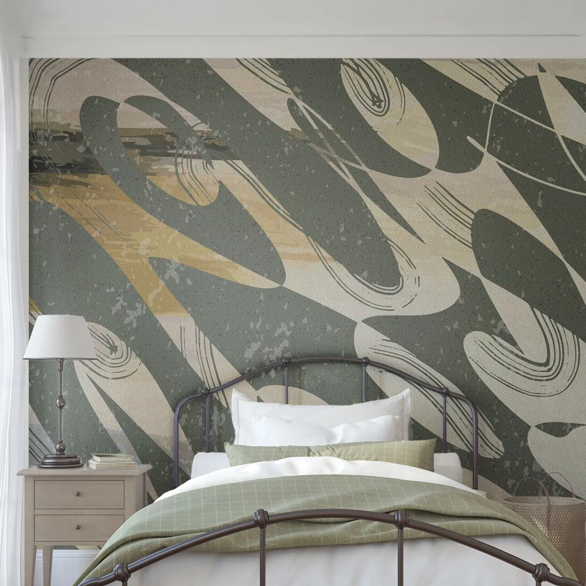 Fotótapéta Standard Eco - Ritmikus absztrakció - Absztrakció, Modern, Idős - 200x140 cm