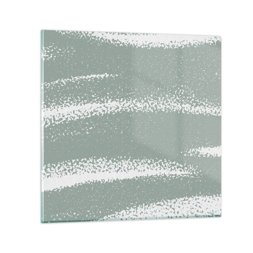Üveg kép - Absztrakció téli hangulatban - 60x60 cm