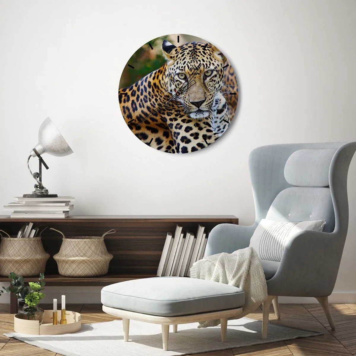 Falióra, Óra - Vad és nyugott - 30x30 cm