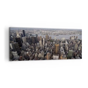 Vászonkép - Korunk dobogó szíve - 100x40 cm